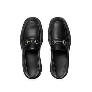 Gucci | Shoes | Gucci Black Leather Horsebit Loafers With  display picture 3
